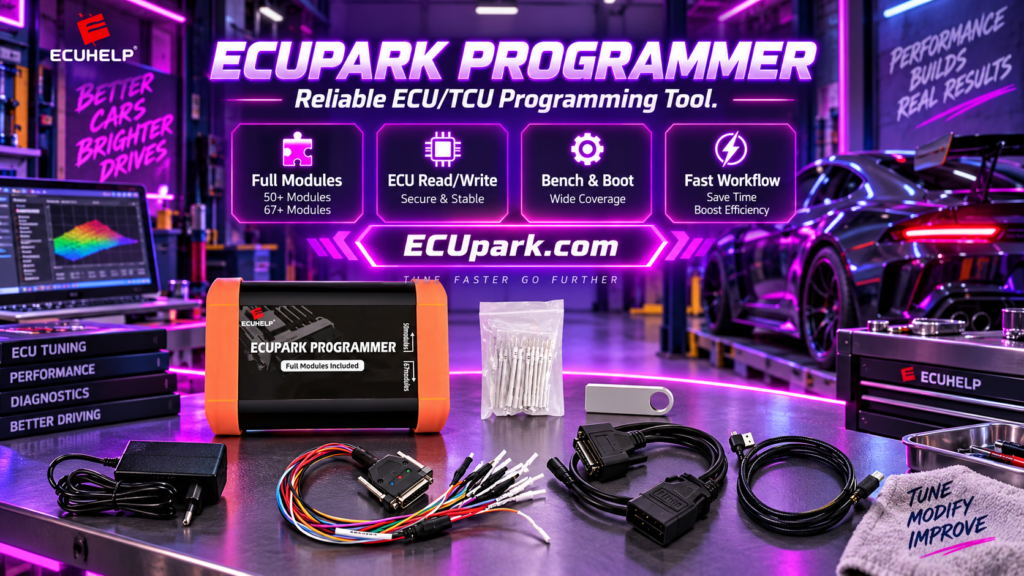 ：ECUpark Flash and EEPROM programming workflow for ECU backup repair and replacement