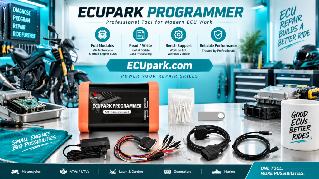 ECUpark PCMflash module selection guide for ECU reading writing and cloning