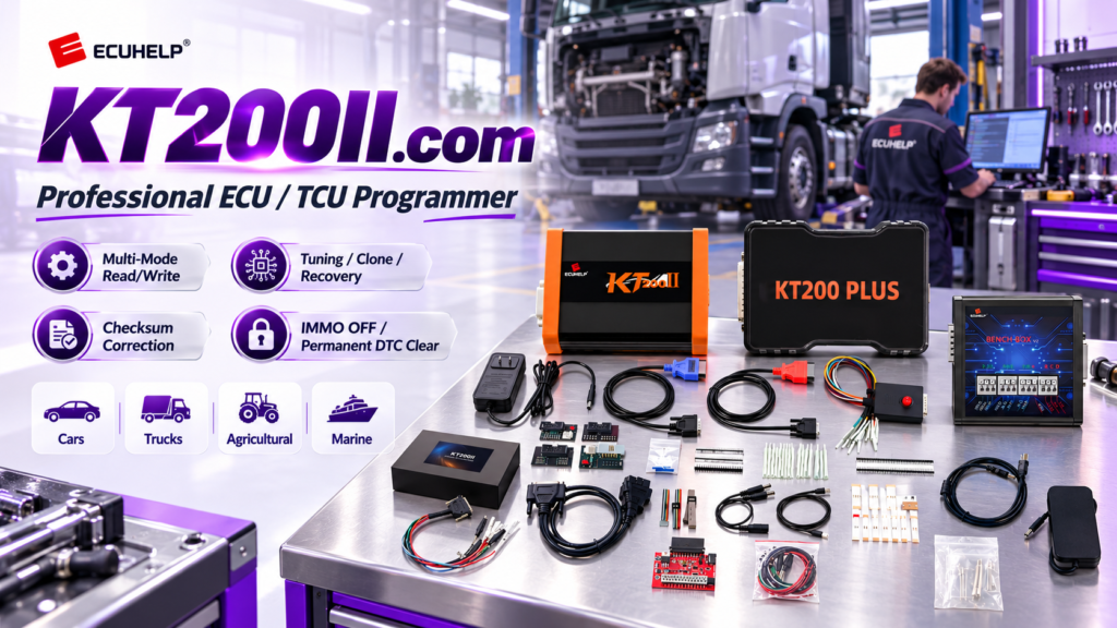 ECUpark ECU programmer checksum correction during ECU programming