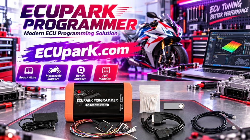 ECUpark ECU identification guide for hardware and software number verification
