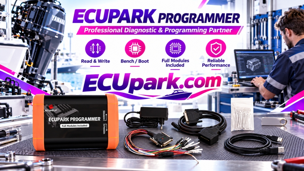 ECUpark ECU Programmer for PCMflash ECU tuning read write and checksum correction