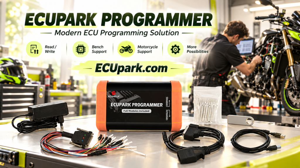 ECUpark ECU Programmer with PCMflash compatibility for professional ECU read write and cloning